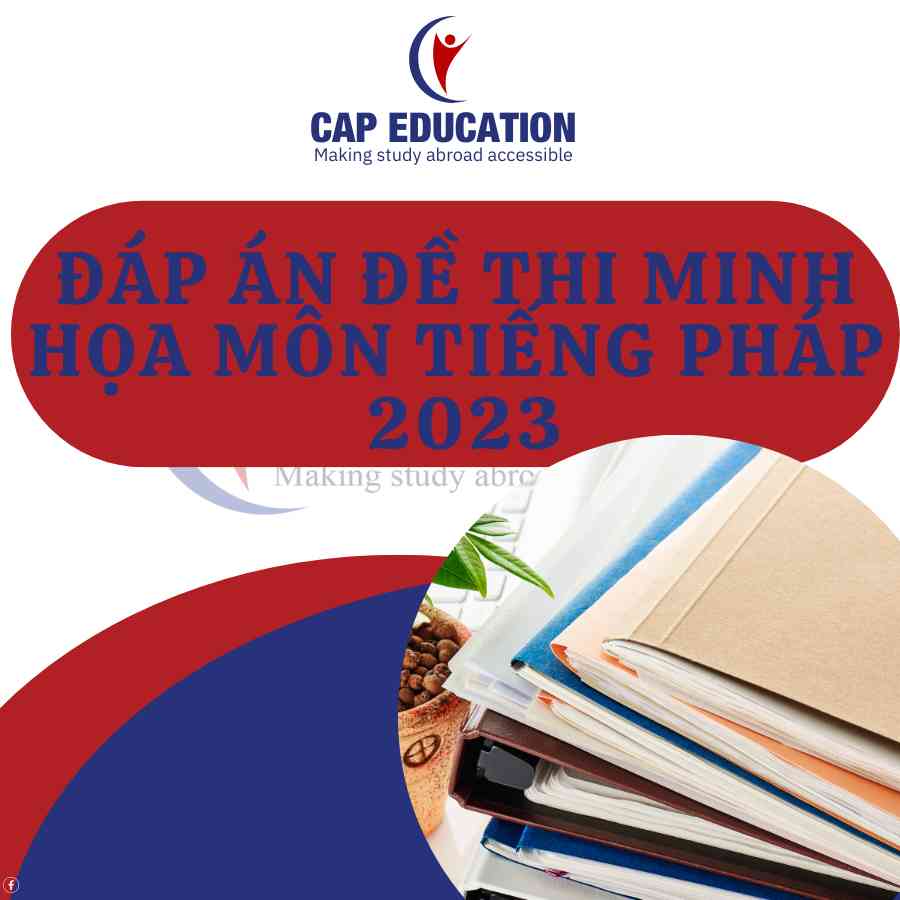 Đáp án đề thi minh họa môn tiếng Pháp 2023